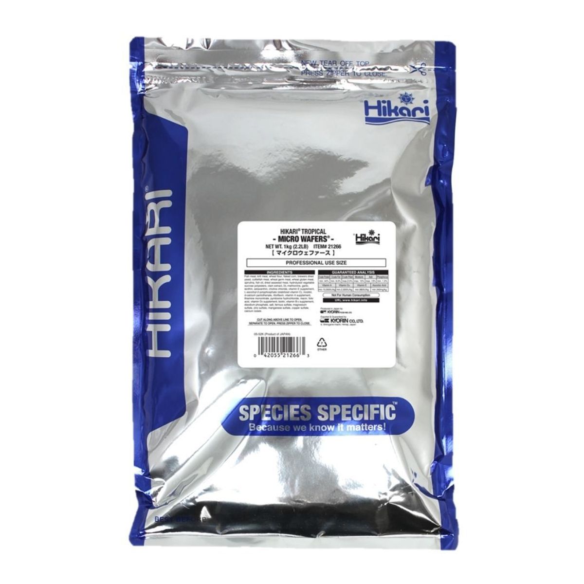 GENERICO - Hikari Micro Wafers 1kg Alimento Japones para peces