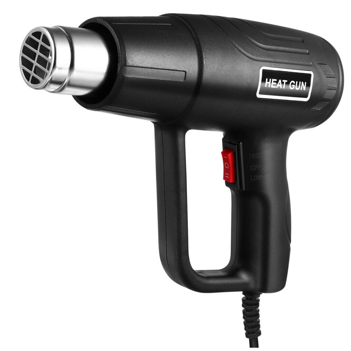 GENERICO - Pistola térmica de 2000 W color negro 220 V