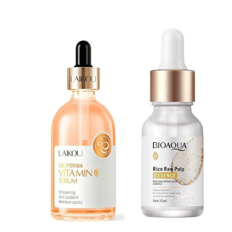 BIOAQUA - Serum Vitamina C - Laikou + Serum Arroz - Bioaqua