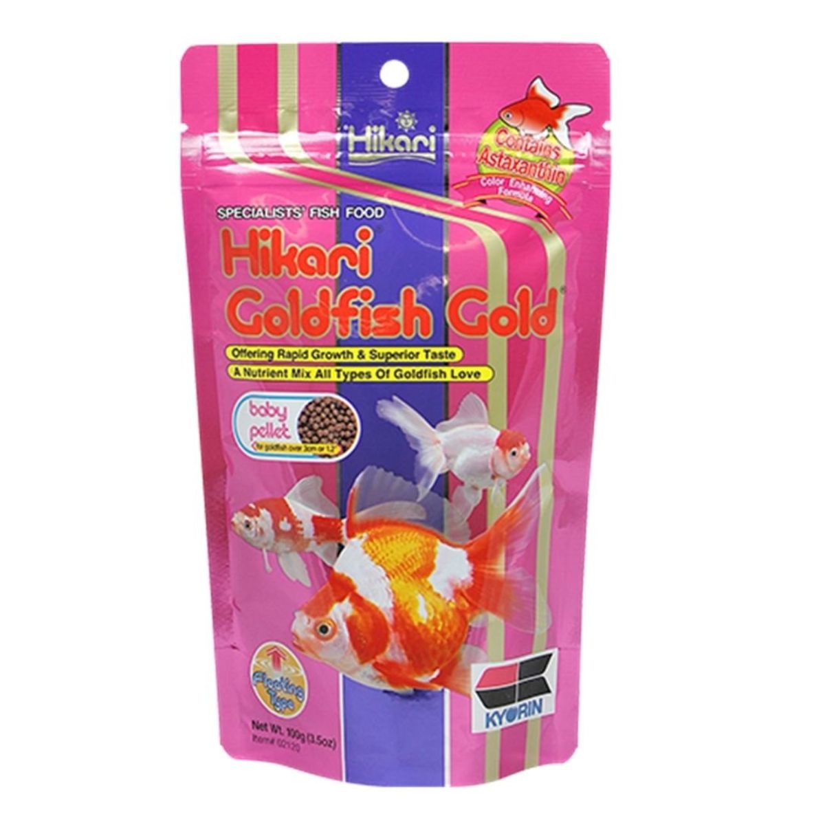 GENERICO - Hikari Goldfish Gold 100g Alimento Japones para peces
