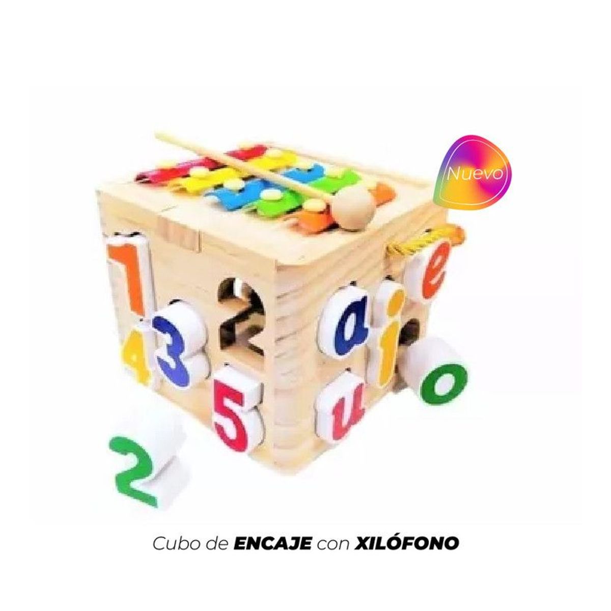 GENERICO - Cubo de Encaje con Xilófono