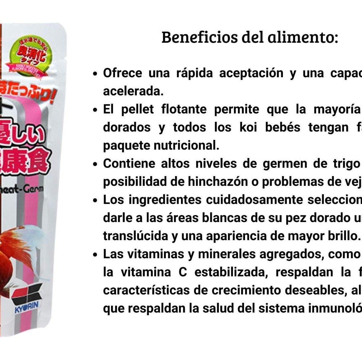 GENERICO - Hikari Wheat Germ 100g Alimento Japones para peces