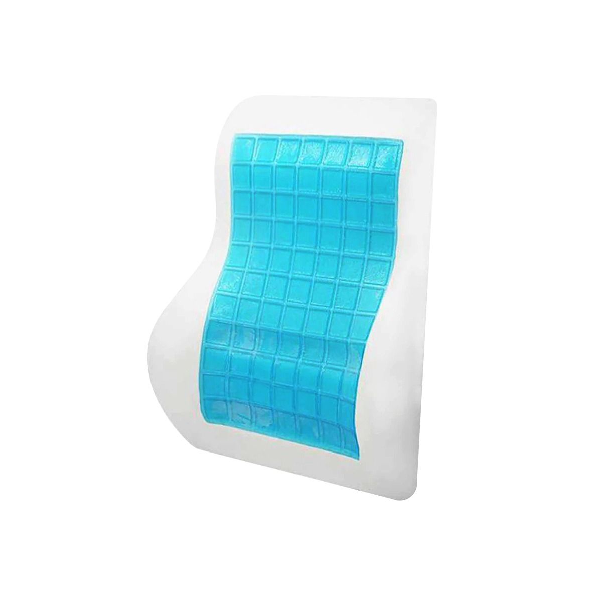 GENERICO - Cojín Respaldar Lumbar Viscoelástica con Gel y Funda