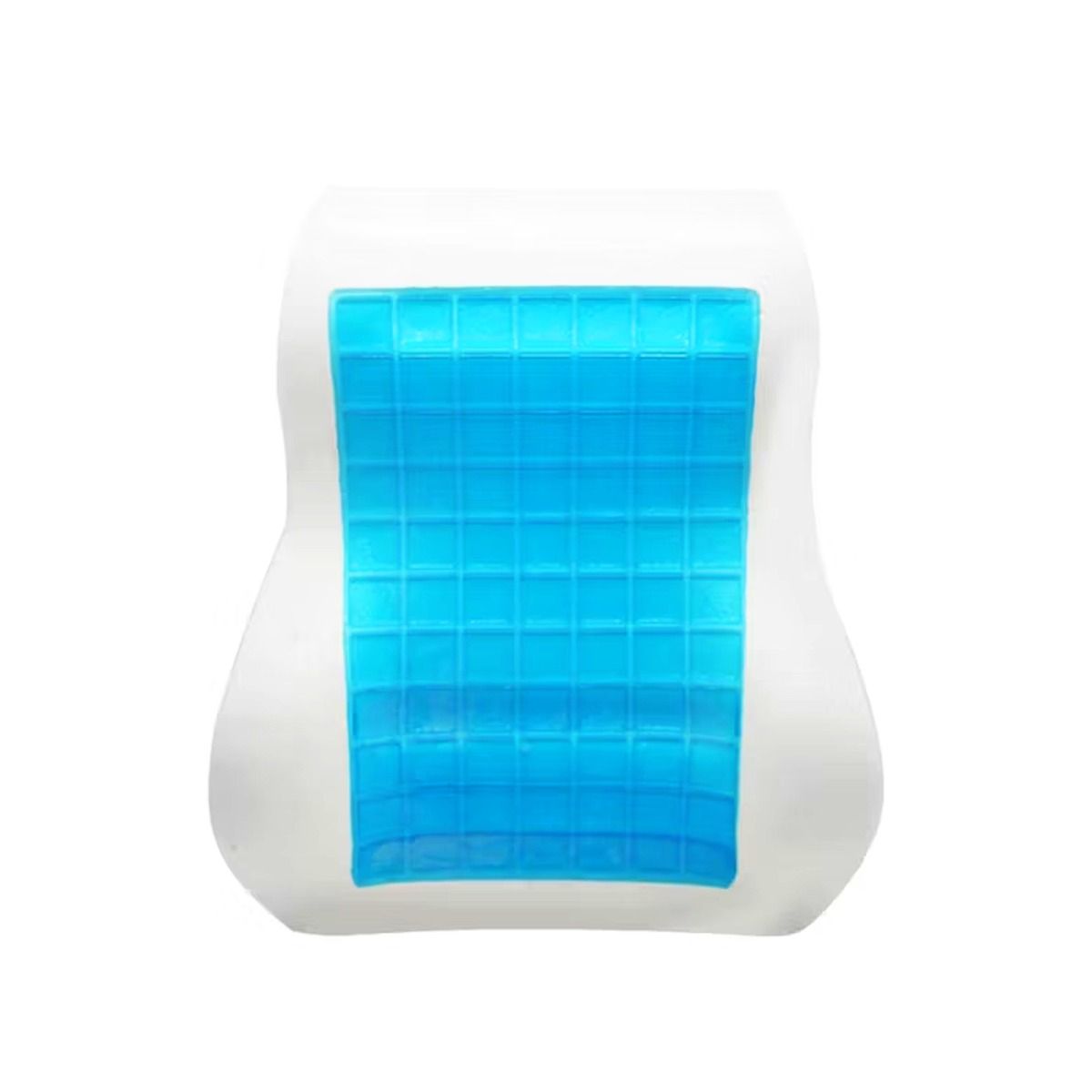 GENERICO - Cojín Respaldar Lumbar Viscoelástica con Gel y Funda