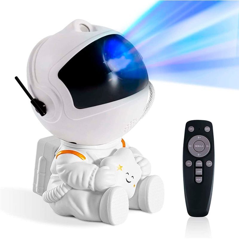 GENERICO - LÁMPARA ASTRONAUTA CIELO ESTRELLADO LUZ NOCTURNA