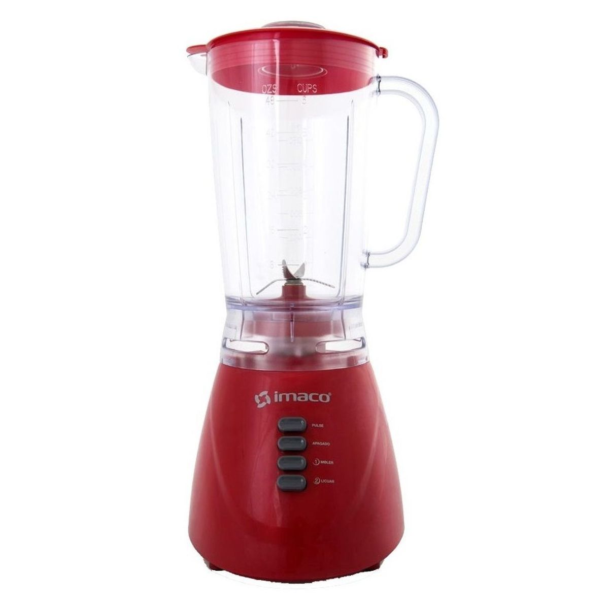 IMACO - Licuadora Vaso de Plástico 2 velocidades de 350W Imaco BL 4125R