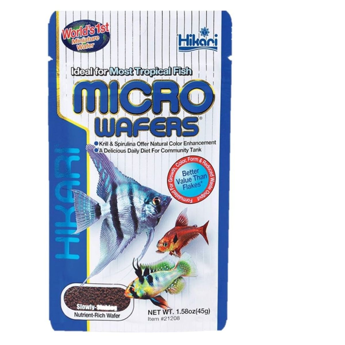 GENERICO - Hikari Micro Wafers 45g Alimento Japones para peces