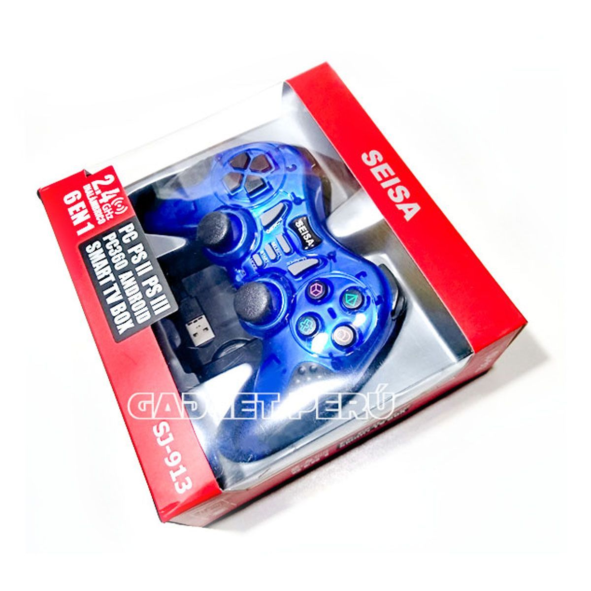 SEISA - Mando Inalámbrico Seisa Sj913 para PC PS2 PS3 TV Box