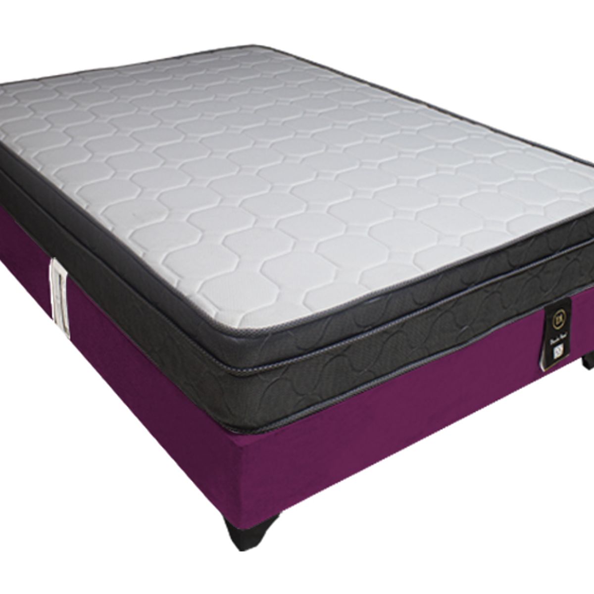 BARAKA HOME - Cama Turin 2 Plz + 2 almohadas - Purpura