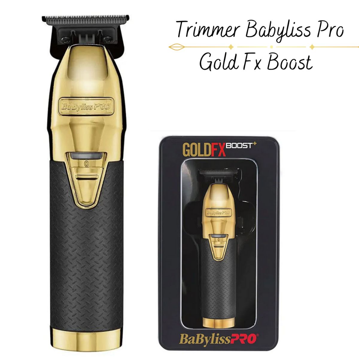 BABYLISS PRO - Maquina Trimmer Babyliss Pro Gold Fx Boost