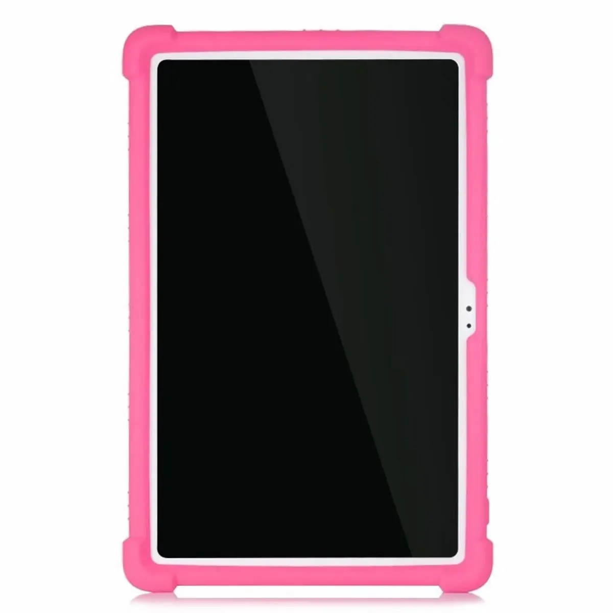 GENERICO - Funda para Lenovo Tab M10 HD 2da Gen 101 Gomas + Parante Fucsia