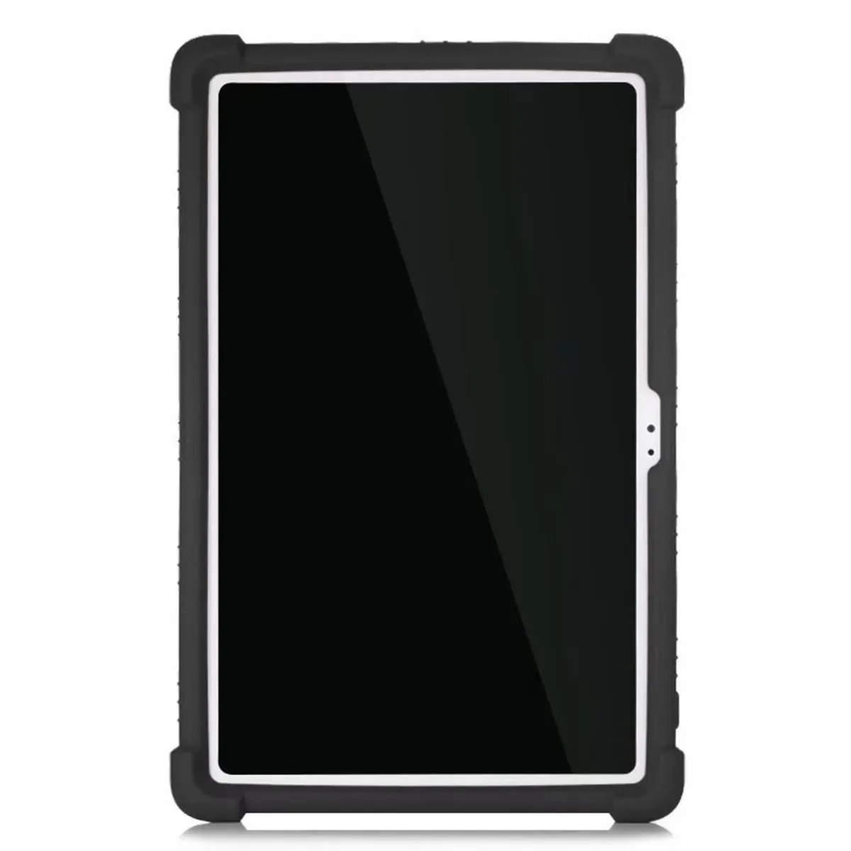 GENERICO - Funda para Lenovo Tab M8 HD 8 Gomas con Parante Negra Resistente