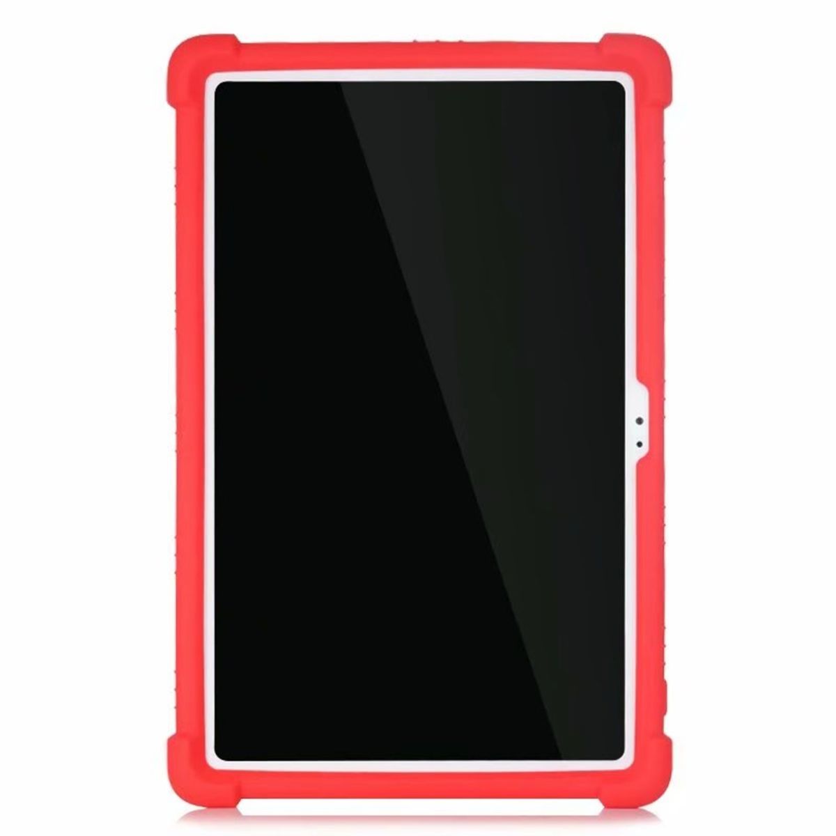 GENERICO - Funda para Lenovo Tab M8 HD 8 Gomas con Parante Roja Resistente