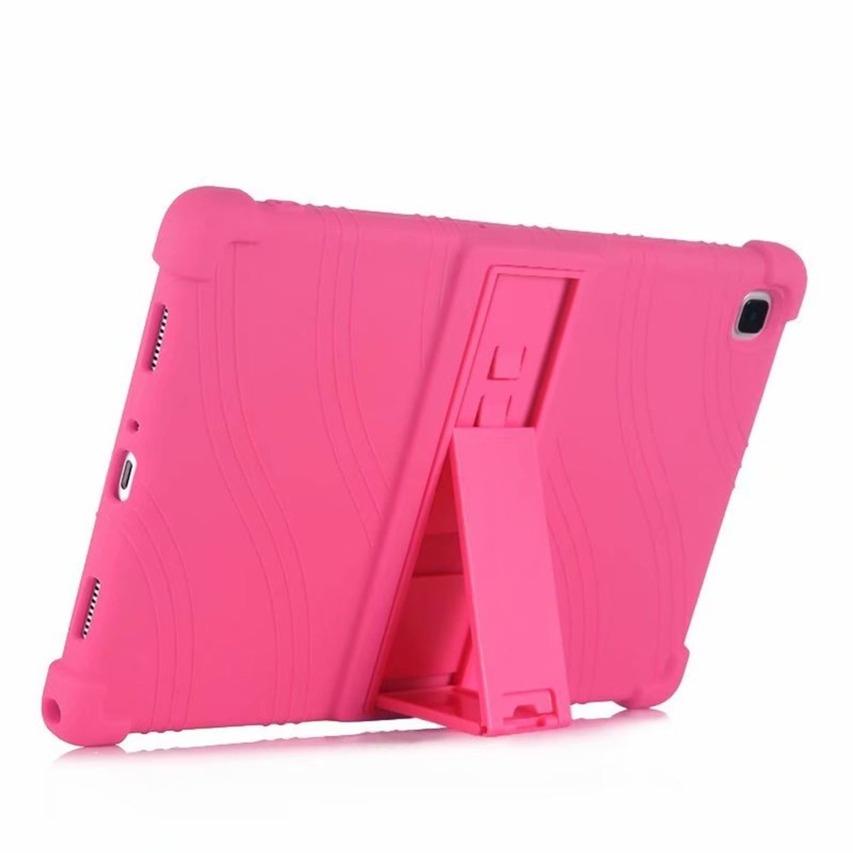 GENERICO - Funda para Lenovo Tab P11 2da Gen 115 Gomas + Parante Fucsia