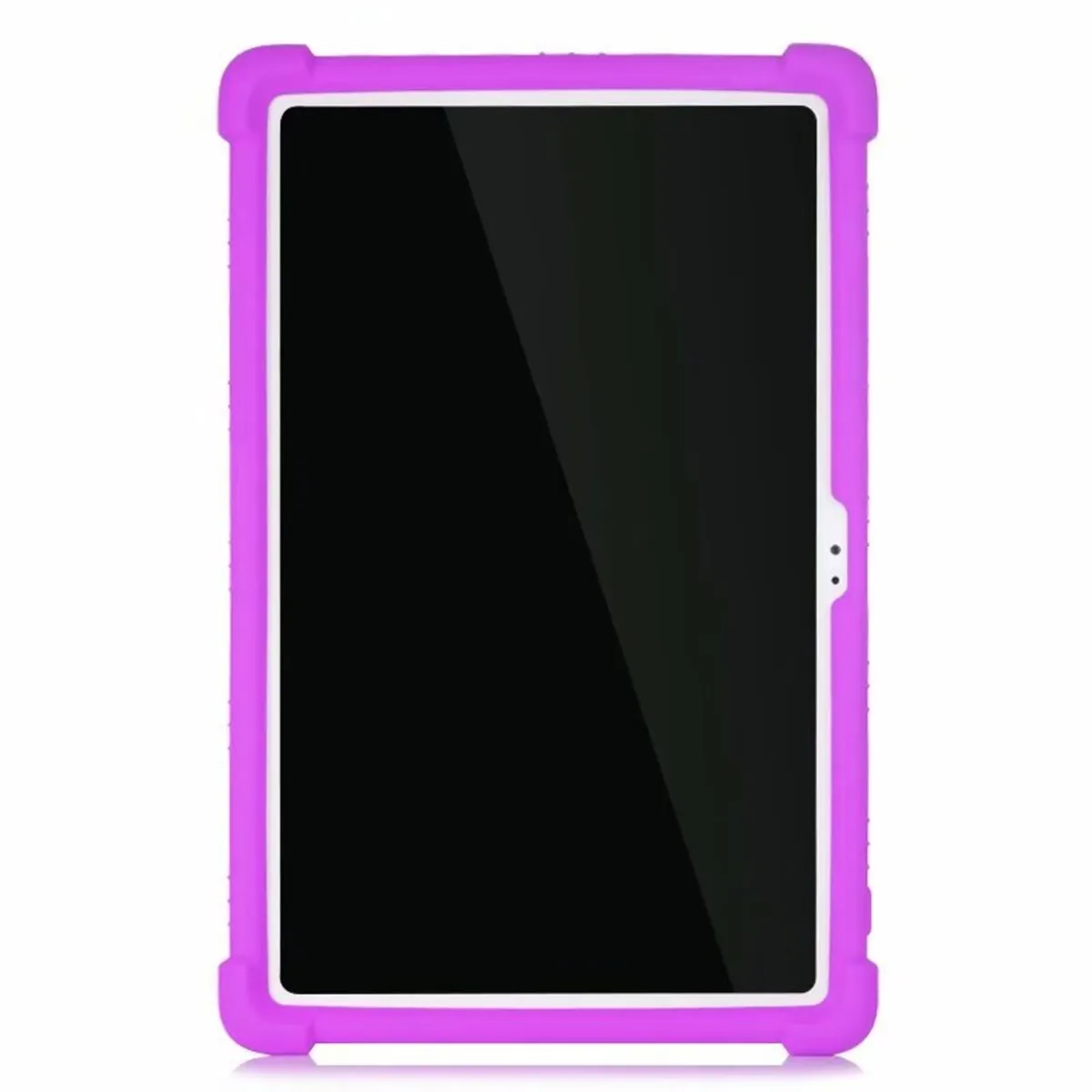 GENERICO - Funda para Lenovo P11 Plus 11 Gomas con Parante Morada Resistente