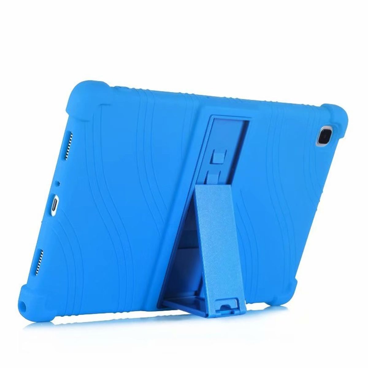 GENERICO - Funda para Samsung Tab S9 Plus 124 Gomas con Parante Azul Resistente