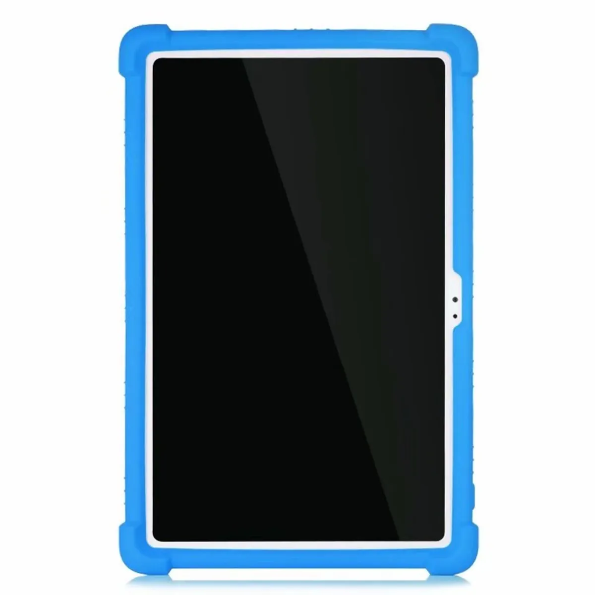 GENERICO - Funda para Lenovo Tab P12 Pro 126 Gomas con Parante Azul Resistente