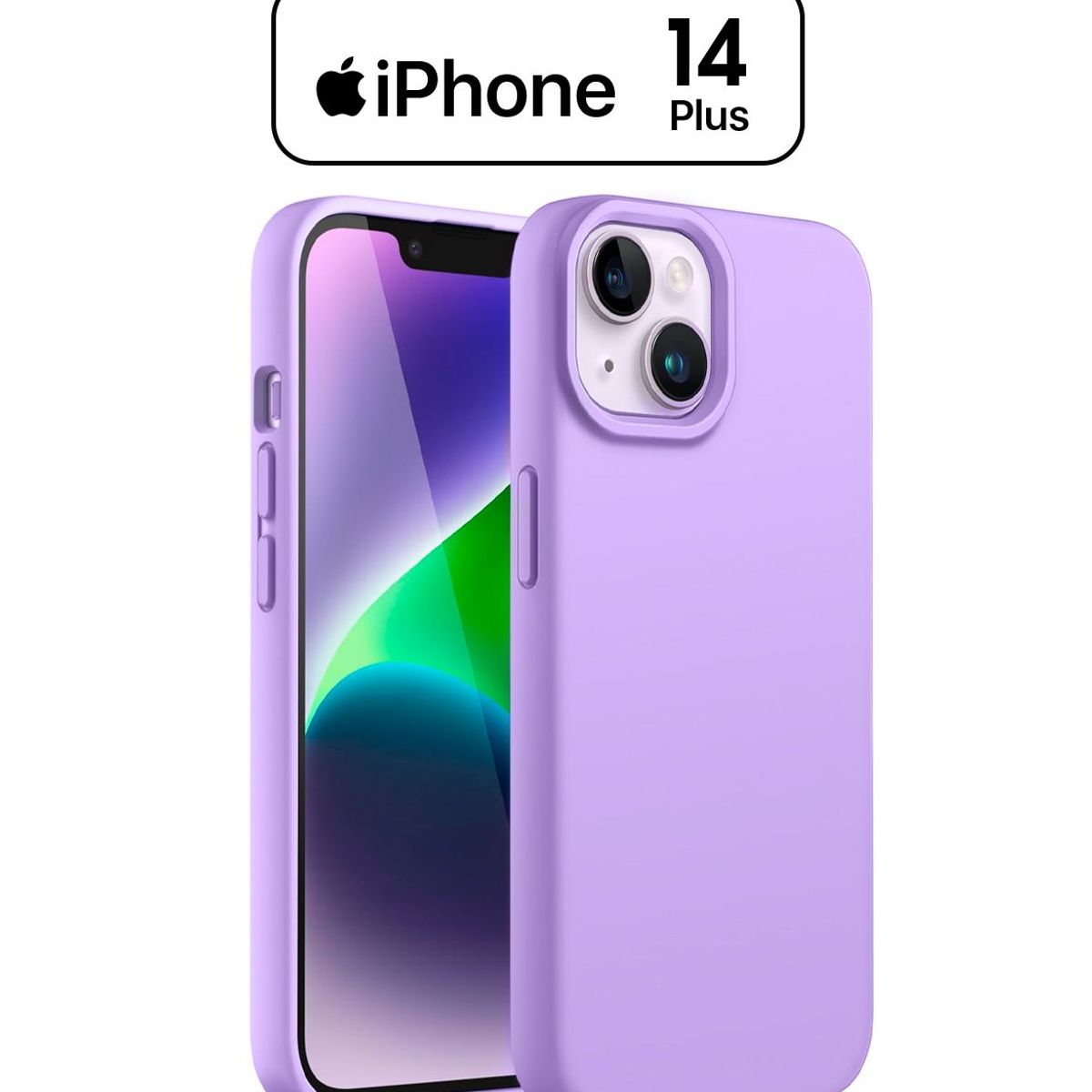 APPLE - Silicone Case Para Iphone 14 Plus Lila