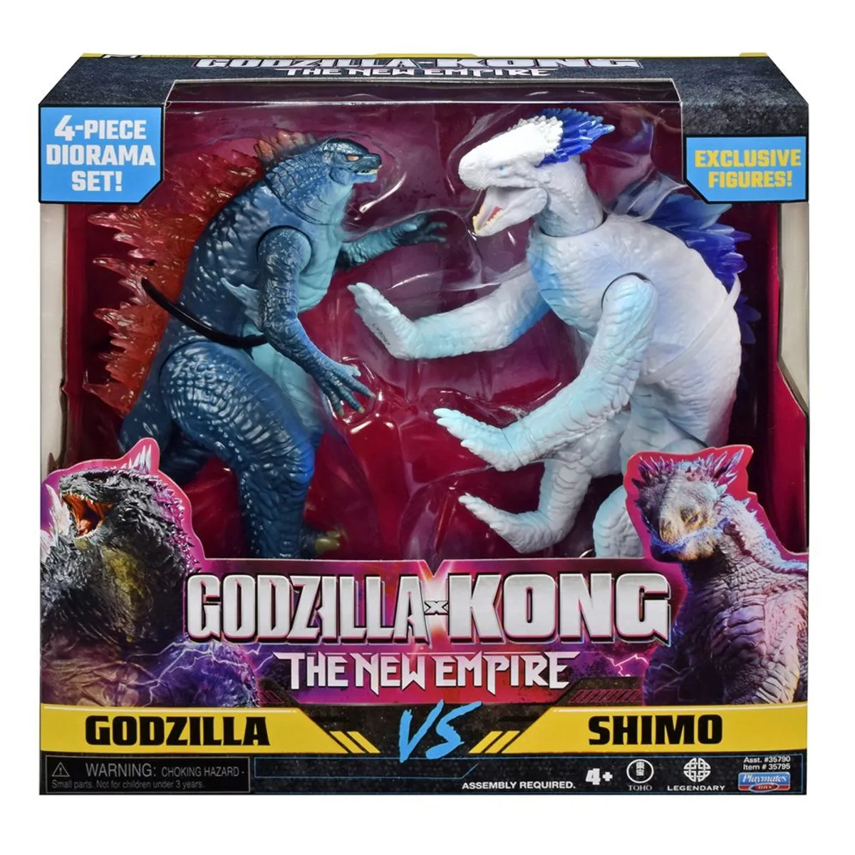 PLAYMATES TOYS - Godzilla x Kong Movie - Diorama Godzilla vs Shimo