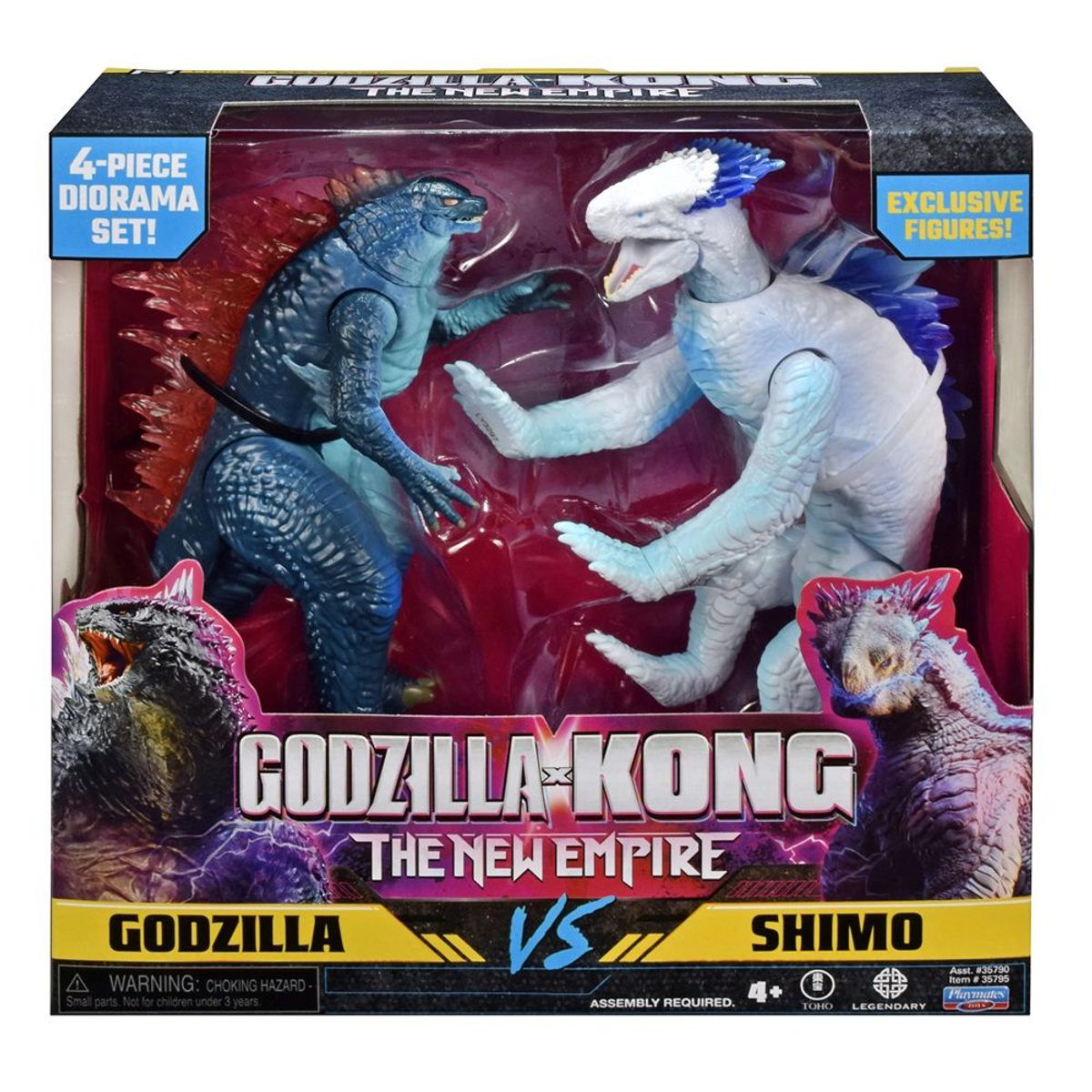PLAYMATES TOYS - Godzilla x Kong Movie - Diorama Godzilla vs Shimo