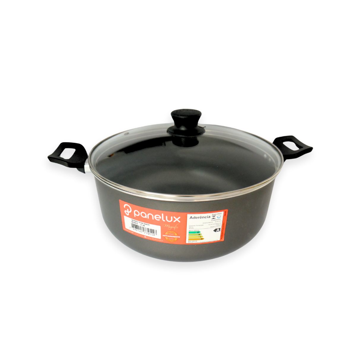 PANELUX - Olla Antiadherente Grafito 28 cm + REGALO Guante de latex - PANELUX