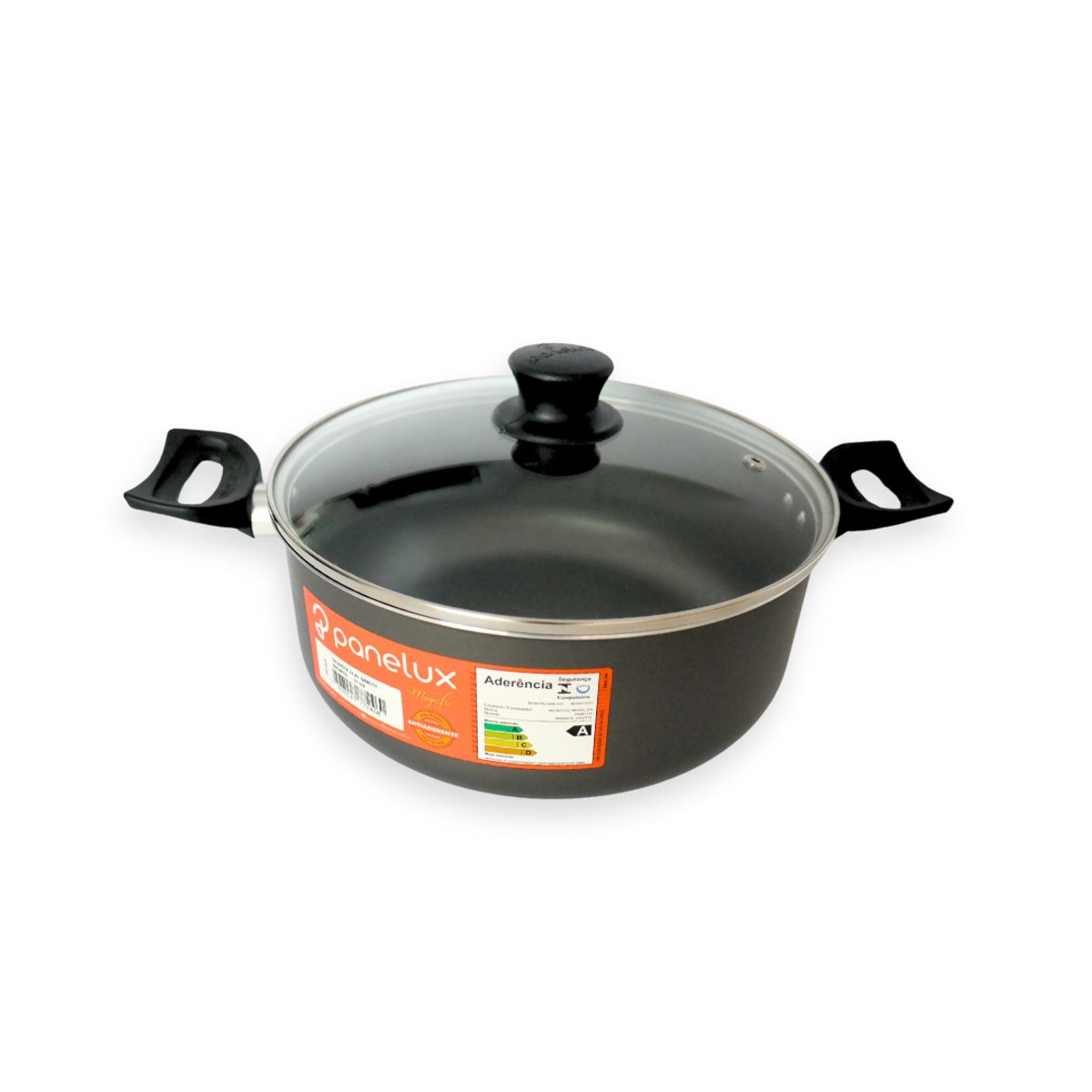 PANELUX - Olla Antiadherente Grafito 24 cm Línea Magnific - PANELUX