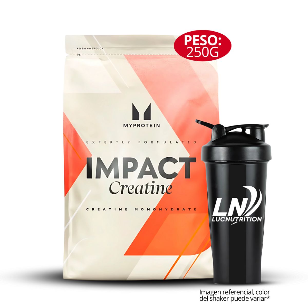 MYPROTEIN - Creatina Myprotein 250 G - Creatina Monohidratada + Shaker