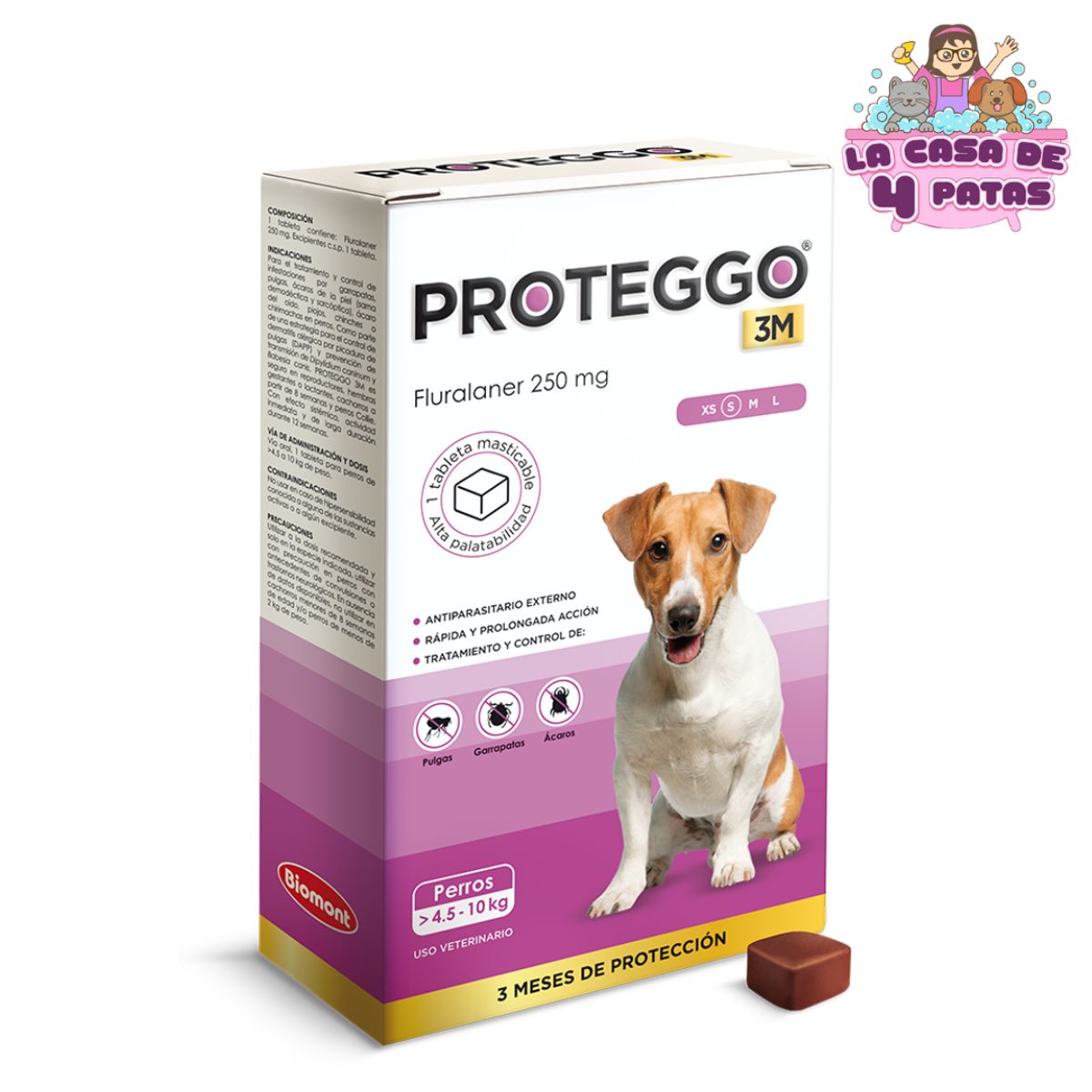 PROTEGGO - PROTEGGO 3M 4.5 A 10 250 MG ANTIPULGAS
