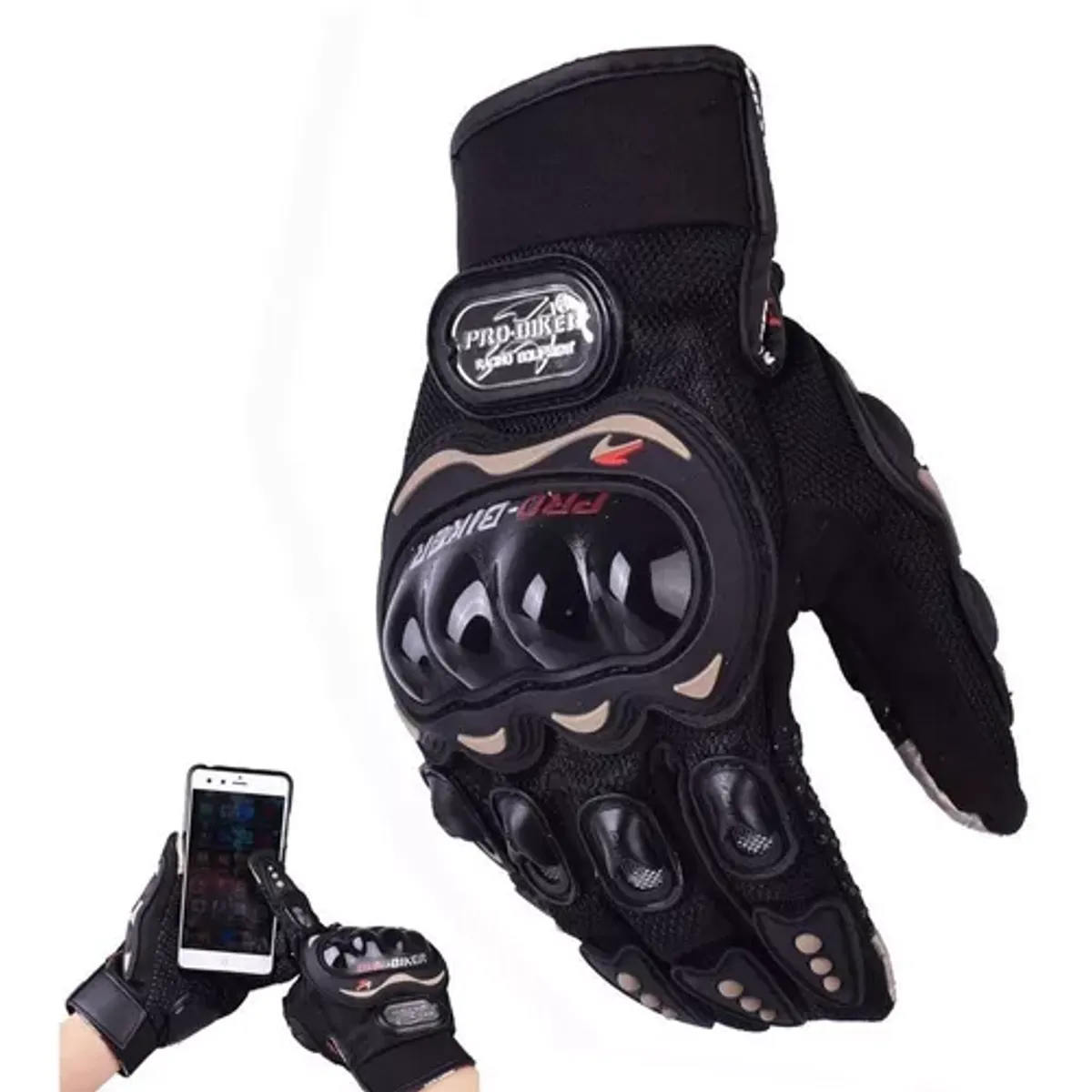 PROBIKER - GUANTE PARA MOTO PROBIKER NEGRO TALLA L