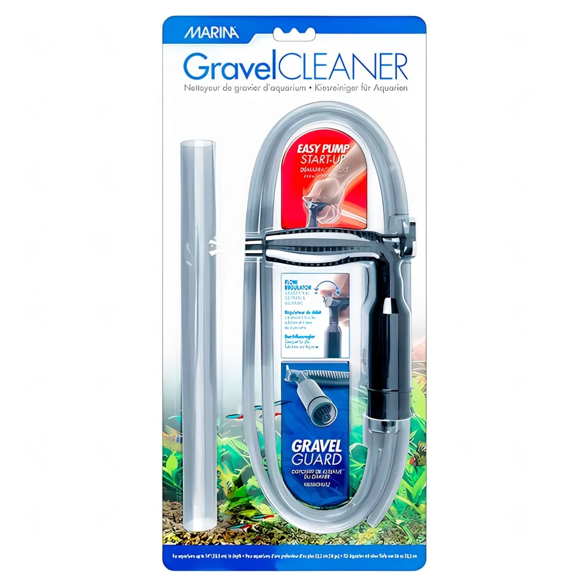 GENERICO - Sifon De Limpieza Para Acuarios Gravel Cleaner Hagen