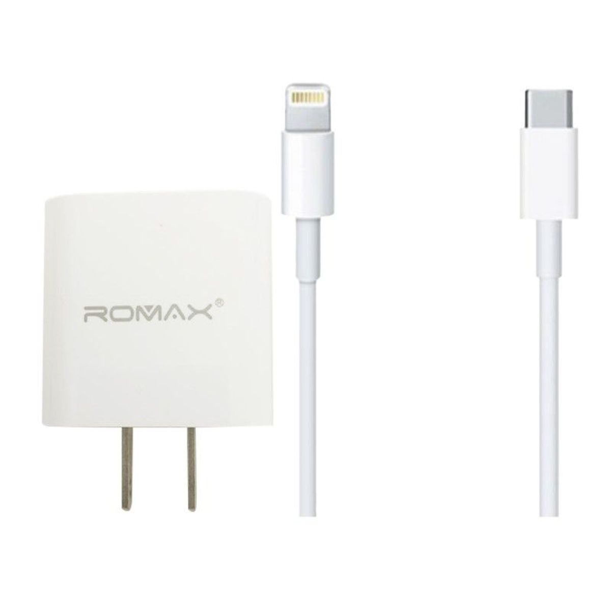 ROMAX - Cargador Para iPhone 45w Romax Type C - Ligthing
