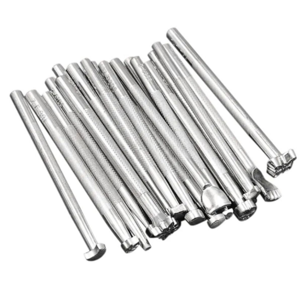 GENERICO - Set de 20 Cinceles para Grabar Bellas Figuras en Cuero