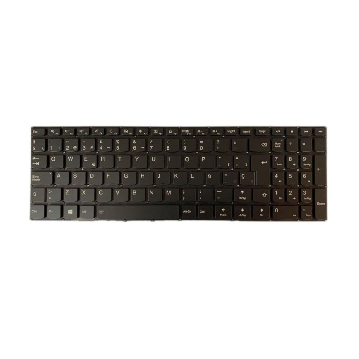 GENERICO - Teclado para Laptop Lenovo Yoga 510-15IKB. 510-15ISK Retroiluminado