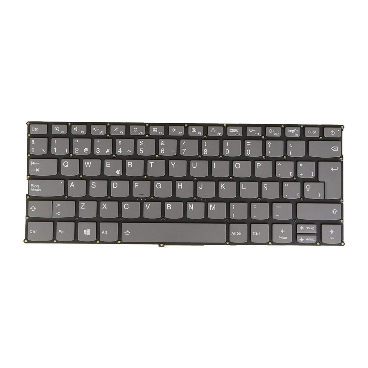 GENERICO - Teclado para Laptop Lenovo Idepad 720S-14IKB, 720S-14IKB  Iluminado