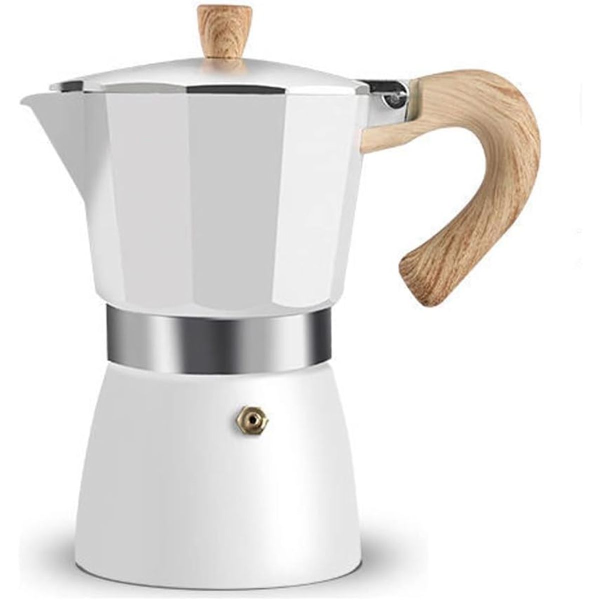 GENERICO - Cafetera italiana vintage 6 tz