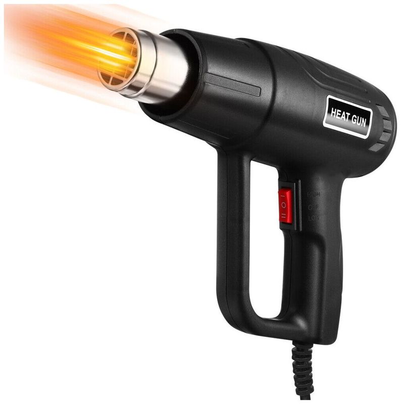 GENERICO - Soplador térmico de 2000 W, color negro, voltaje 220 V