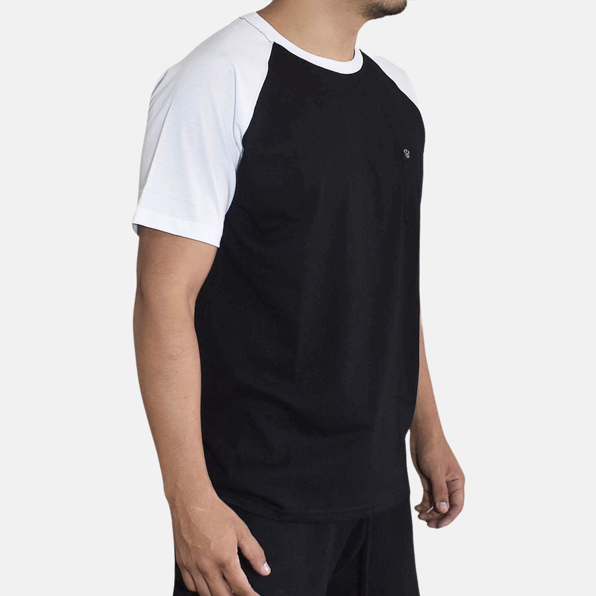 YONISTERS CLOTHING - Polo Ranglan de Algodón con Bolsillo Yonisters Clothing Negro