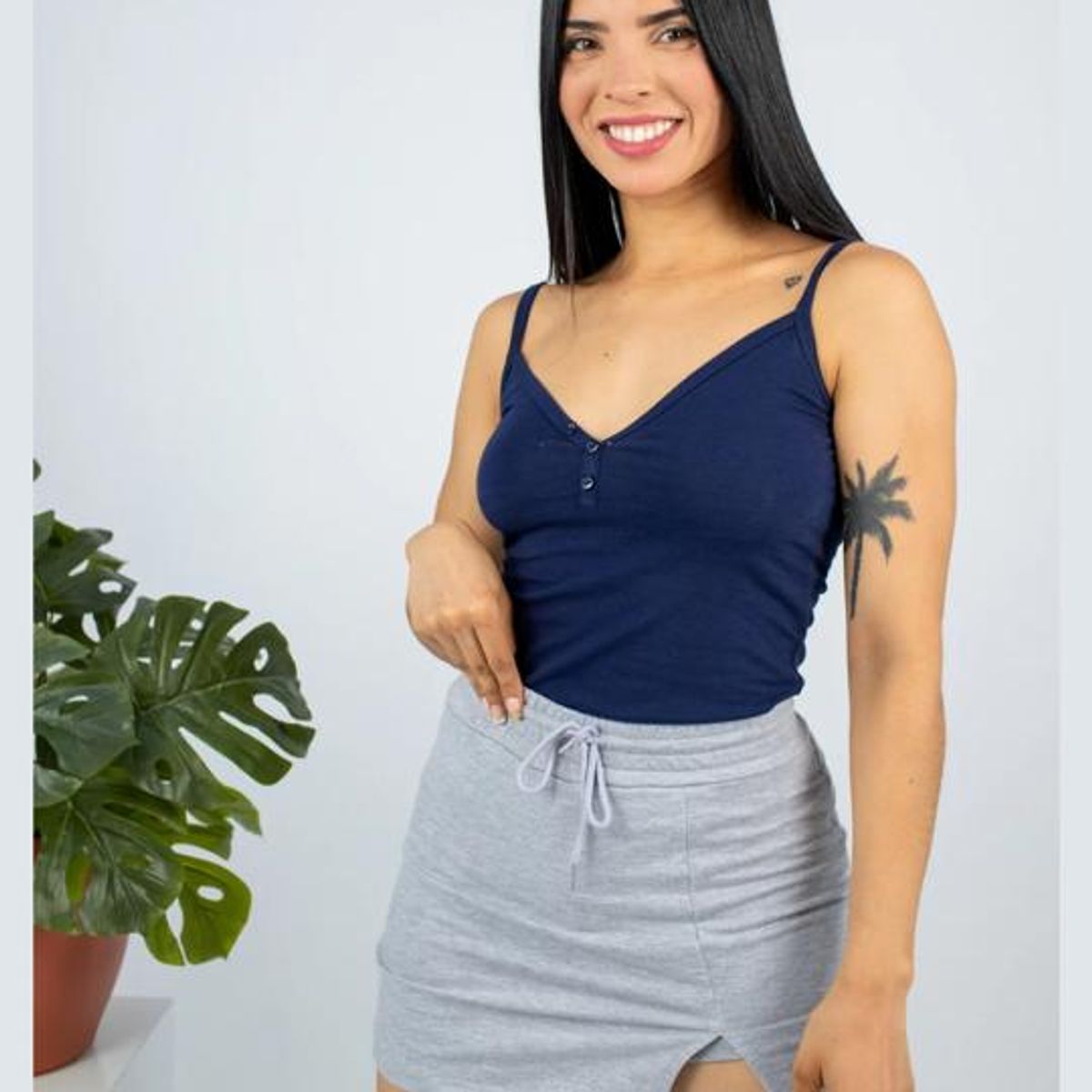 GENERICO - FALDA SHORT MUJER FRENCH TERRY DAMA