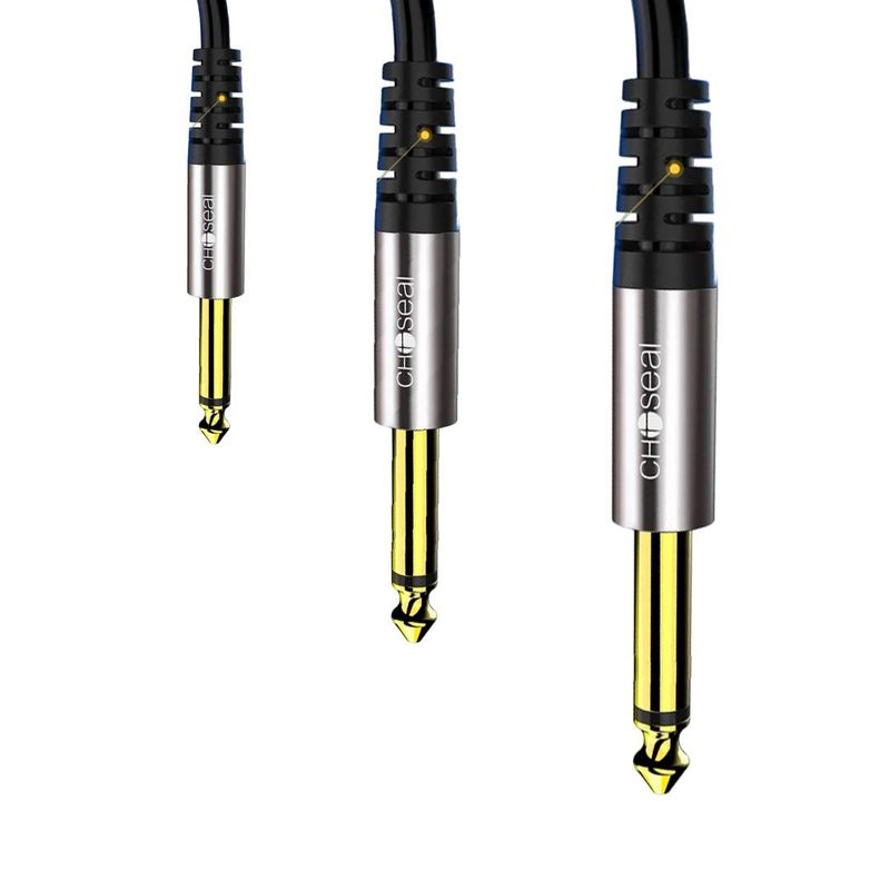 GENERICO - Cable PLUG TS 635mm Guitarra Golden Macho PVC Flexible