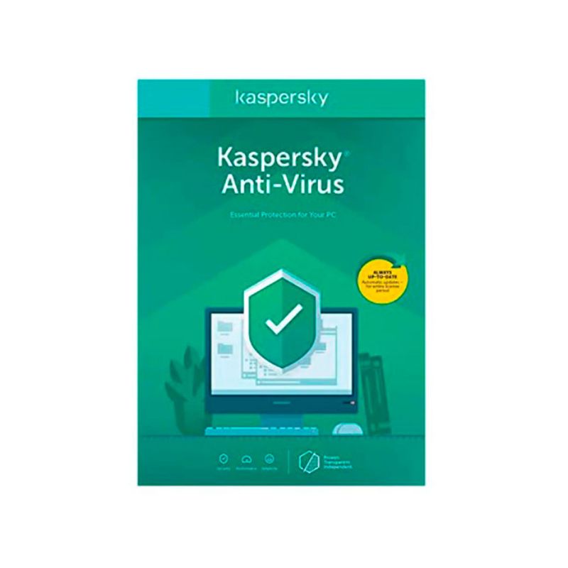 KASPERSKY - ANTIVIRUS KASPERSKY ANTI-VIRUS 1PC 1AÑO P/N: SA000KPK82