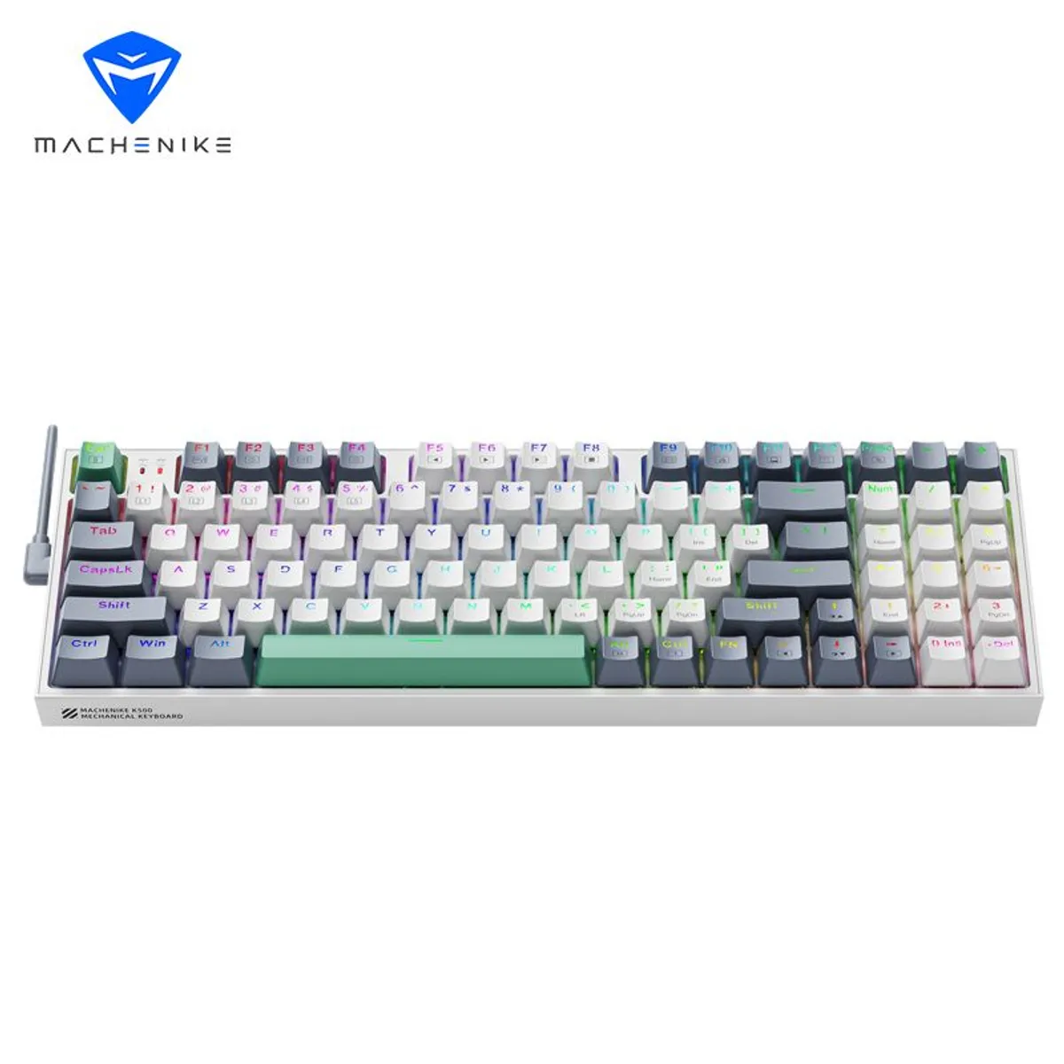 MACHENIKE - Teclado Mecánico Gamer Machenike K500 Switches Rojos