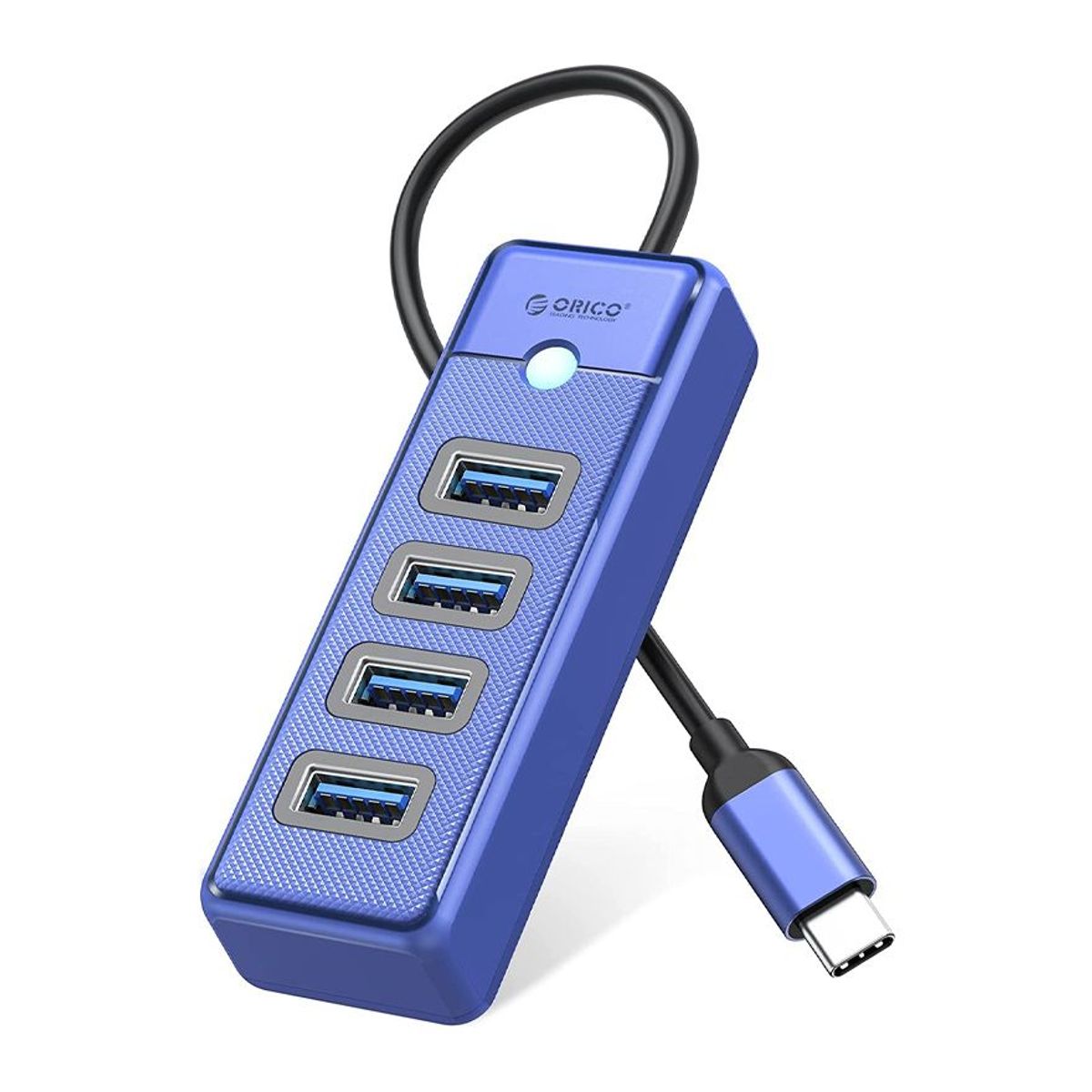 ORICO - Hub USB-C OTG 4 Puertos USB 3.0 Portable PC Android