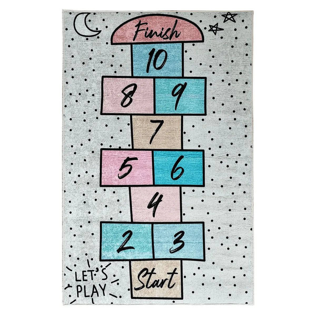 GENERICO - Alfombra Niños Juego Mundo 120 x 180cm