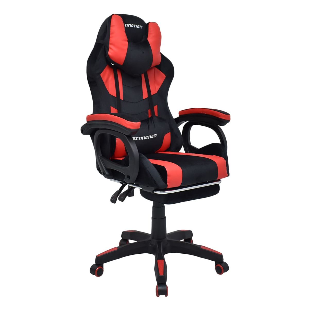 EXTINGTION - Silla Gamer Extingtion Sapp Gamuza Cuerina Color Rojo
