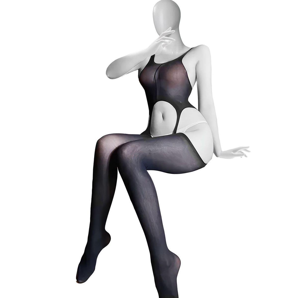 GENERICO - LENCERIA EXCLUSIVA Enterizo Cuerpo Completo con Detalles de Escote