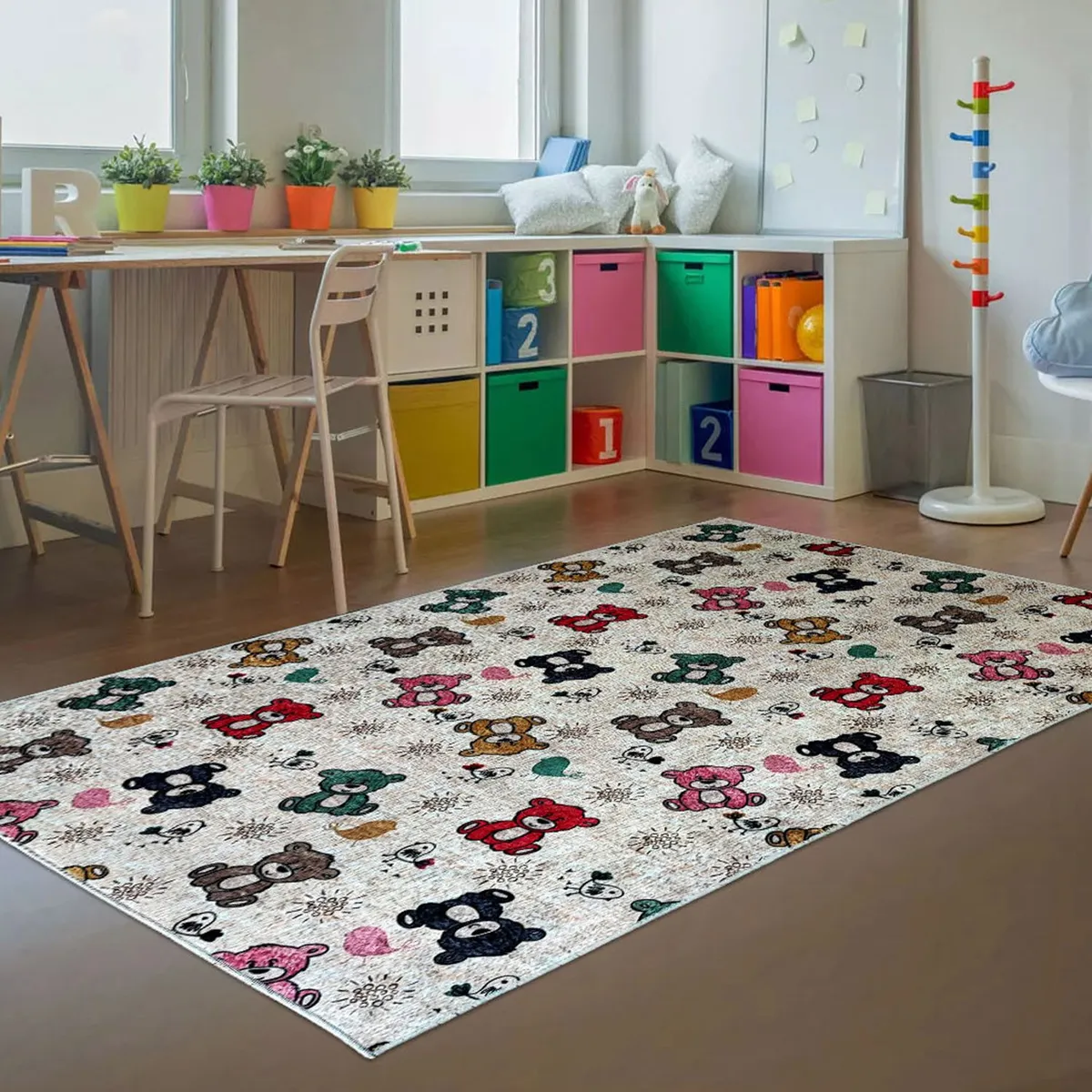 GENERICO - Alfombra Niños Ositos Pequeños 120 x 180cm