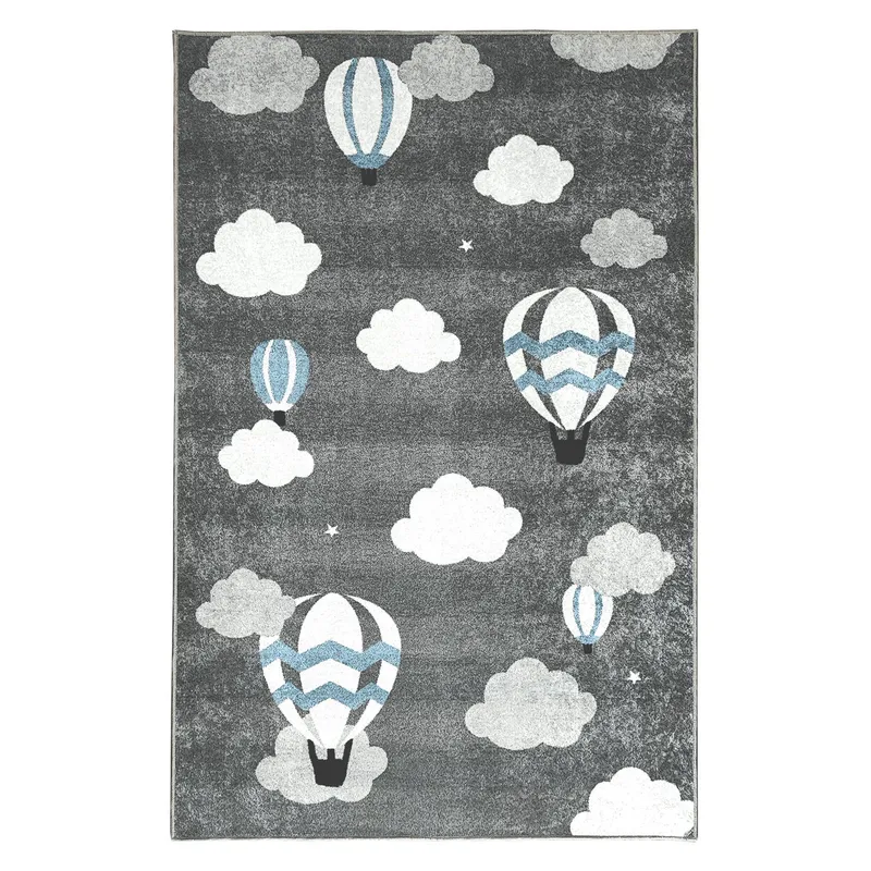 GENERICO - Alfombra Niños Globos Aerostáticos 120 x 180cm