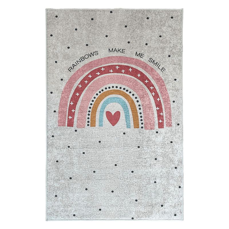 GENERICO - Alfombra Niños Arcoiris 120 x 180cm