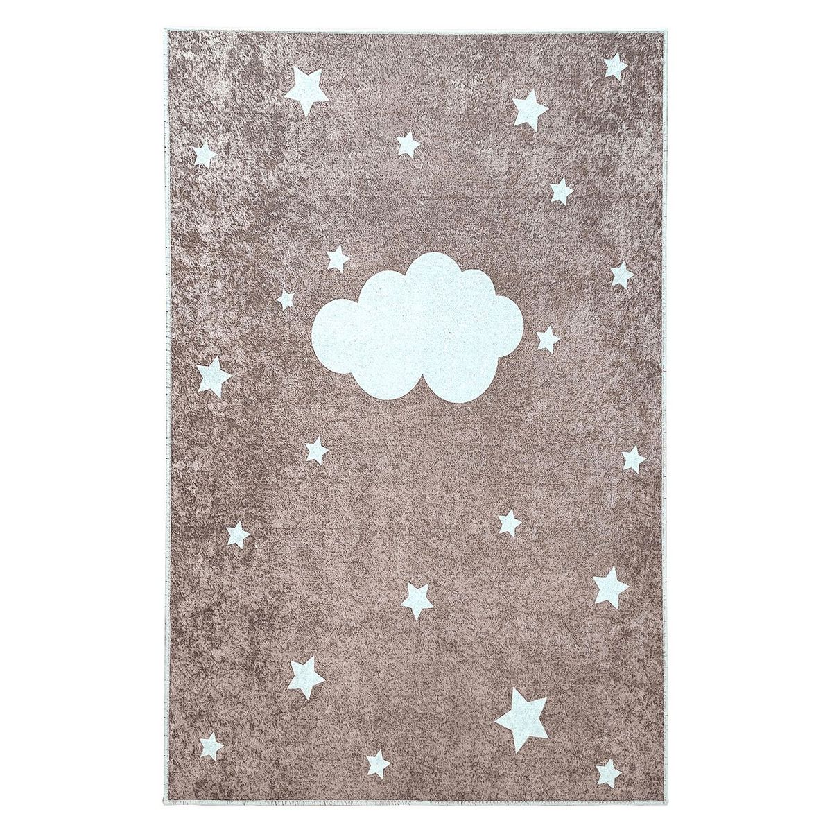GENERICO - Alfombra Niños Nube y Estrellas 120 x 180cm