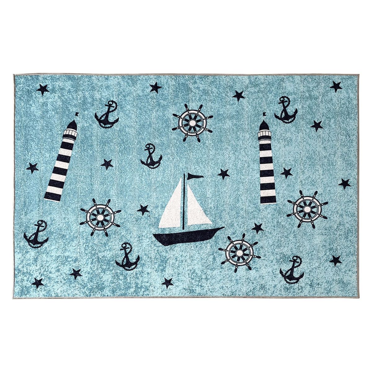 GENERICO - Alfombra Niños Océano 120 x 180cm